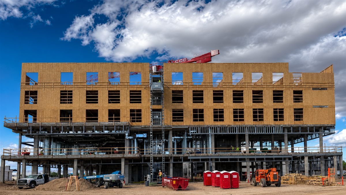 Commercial framing project