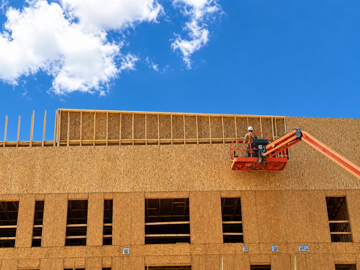 Multifamily framing project