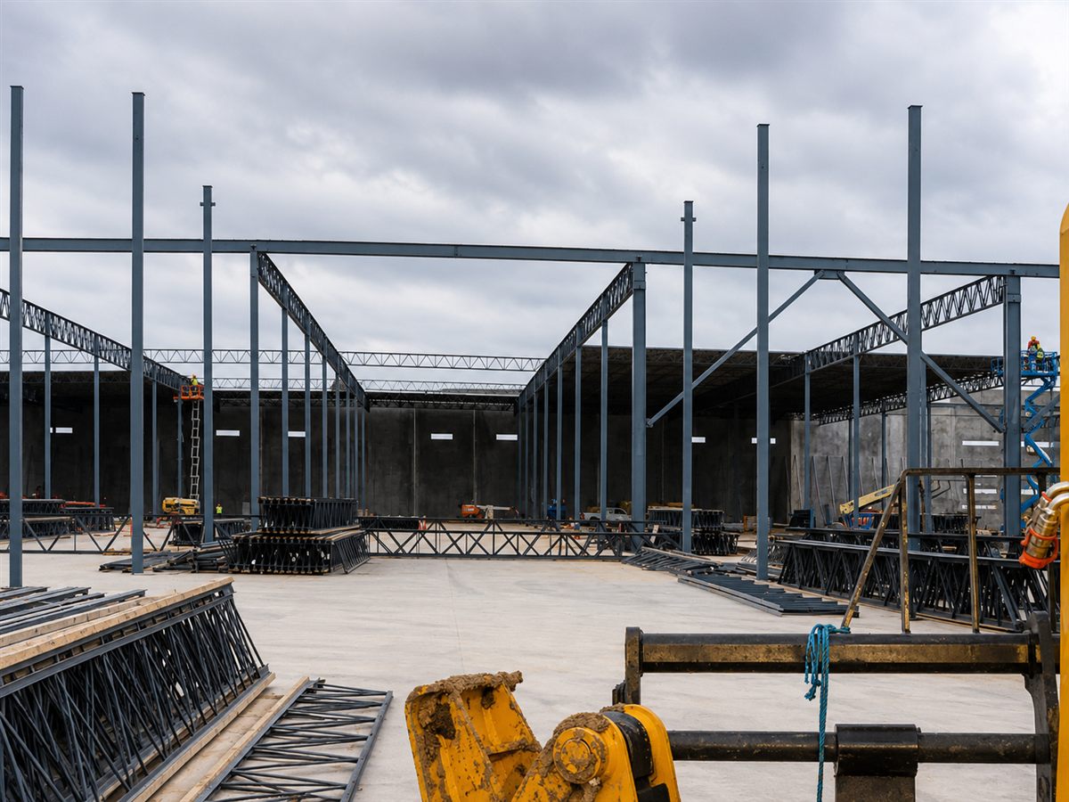 Panelized roof system framing project