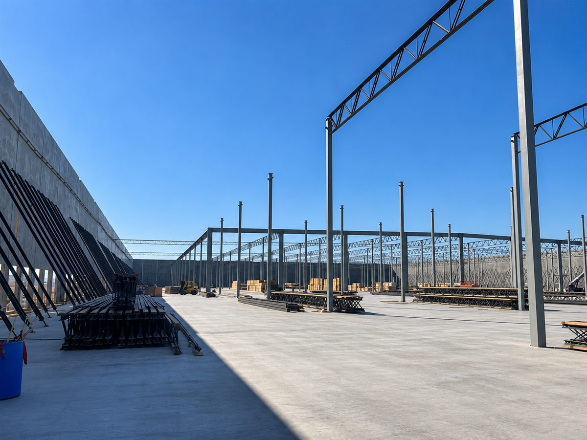 Panelized roof system framing project